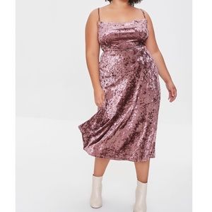 Plus Size Velvet Dress